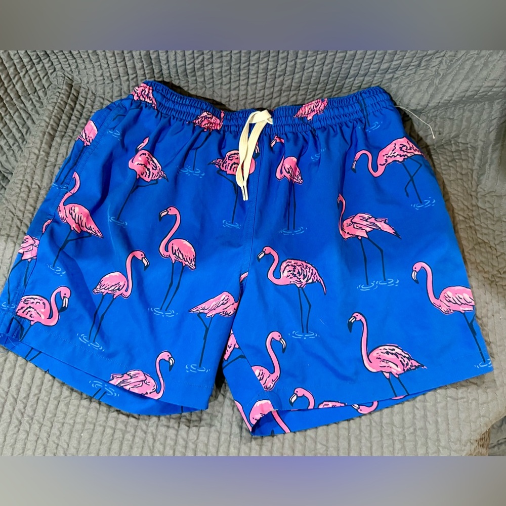 Chubbies "The Pop Flock and Drop Its" men's swim trunks